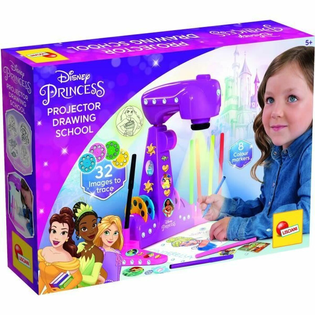 Conjunto de Desenho Lisciani Giochi The Princess Multicolor