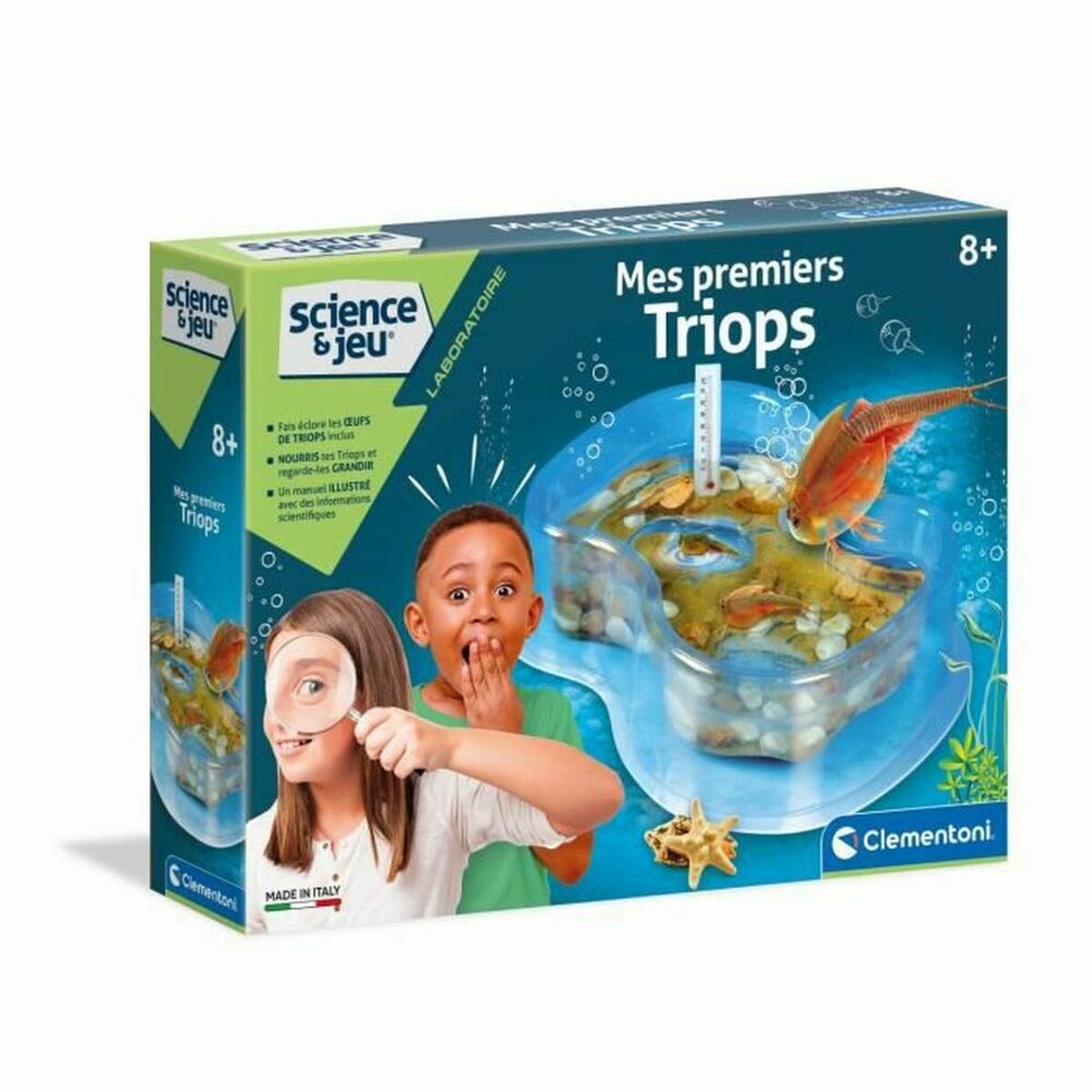 Jogo de Ciência Clementoni Mes premiers Triops FR