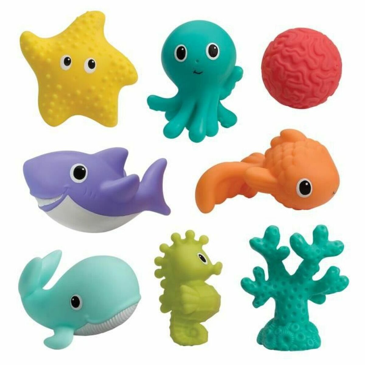 Brinquedos Para o Banho Infantino 8 Peças