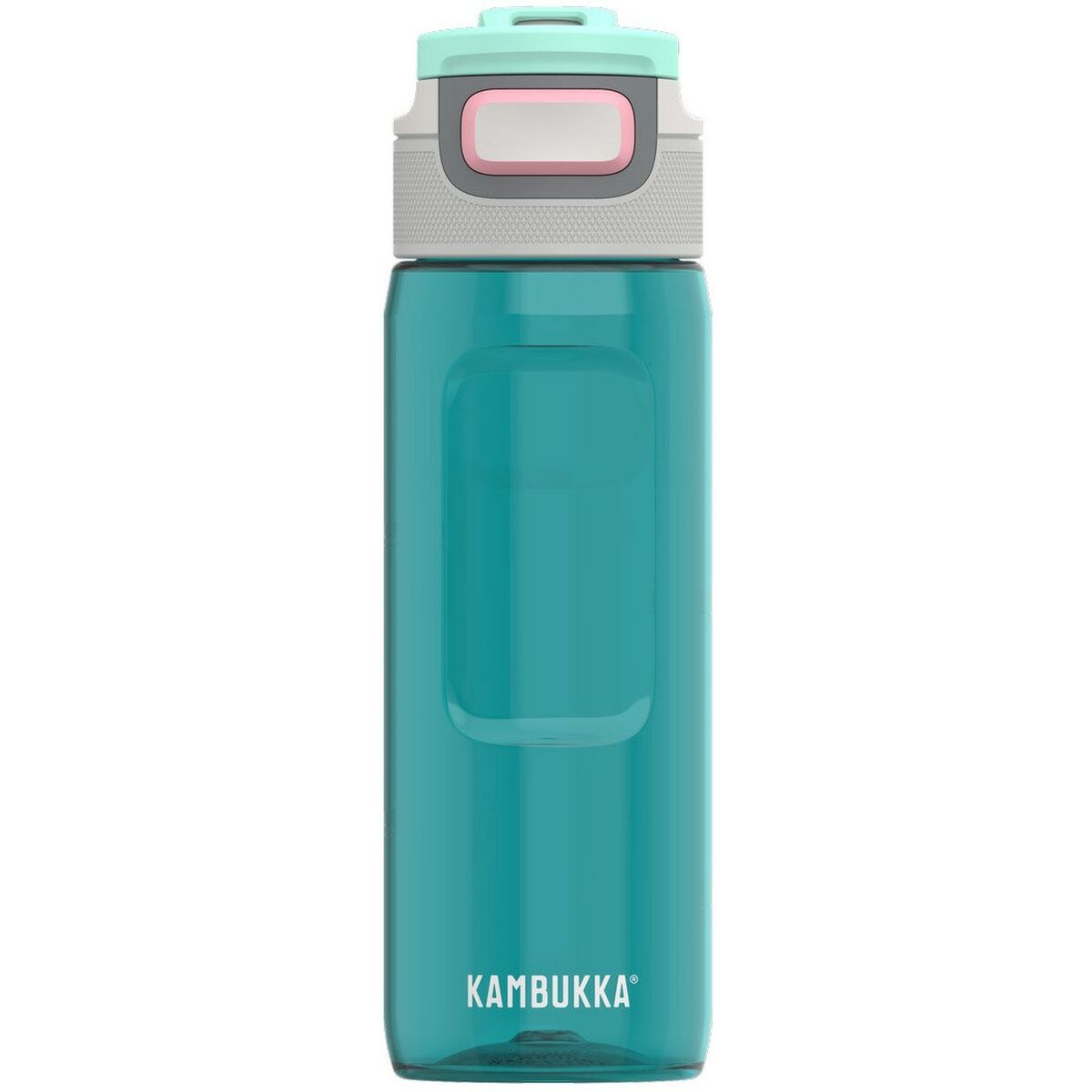 Garrafa de água Kambukka Elton Preto Turquesa Acrílico Plástico Tritan 750 ml
