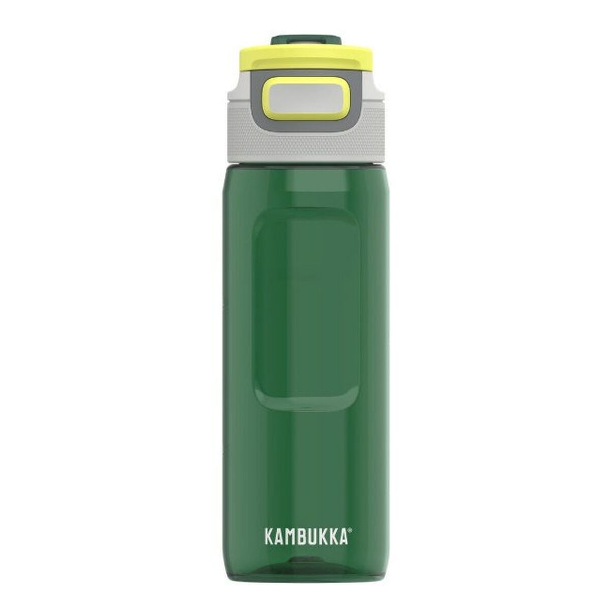 Garrafa de água Kambukka Elton Preto Azeitona Aço inoxidável Tritan 1 L