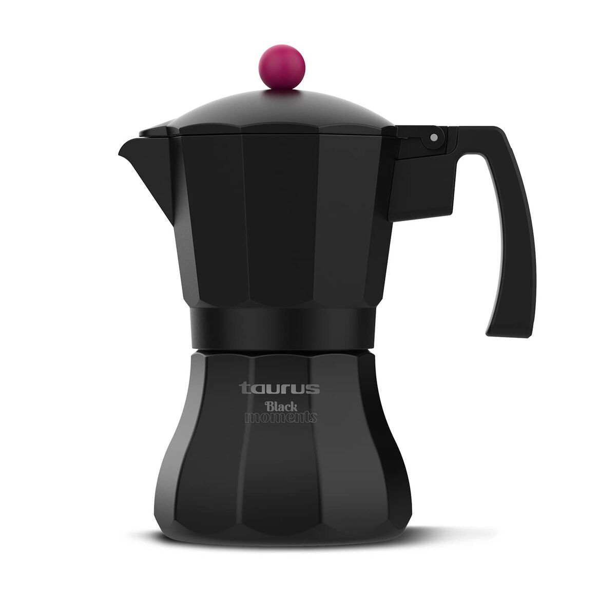 Cafeteira Italiana Taurus Black Moments 3 Preto Alumínio 3 Kopjes