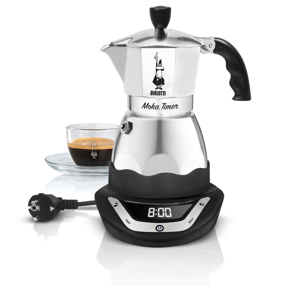Cafeteira Italiana Bialetti Moka Timer