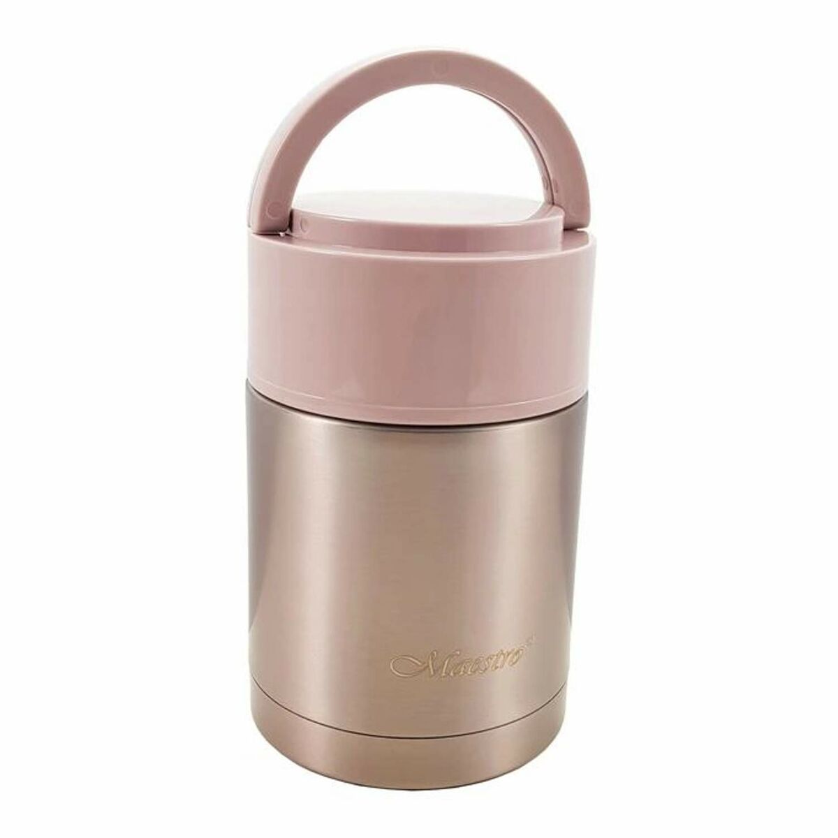 Termo Feel Maestro MR-1636 Cor de Rosa Dourado Aço inoxidável 800 ml