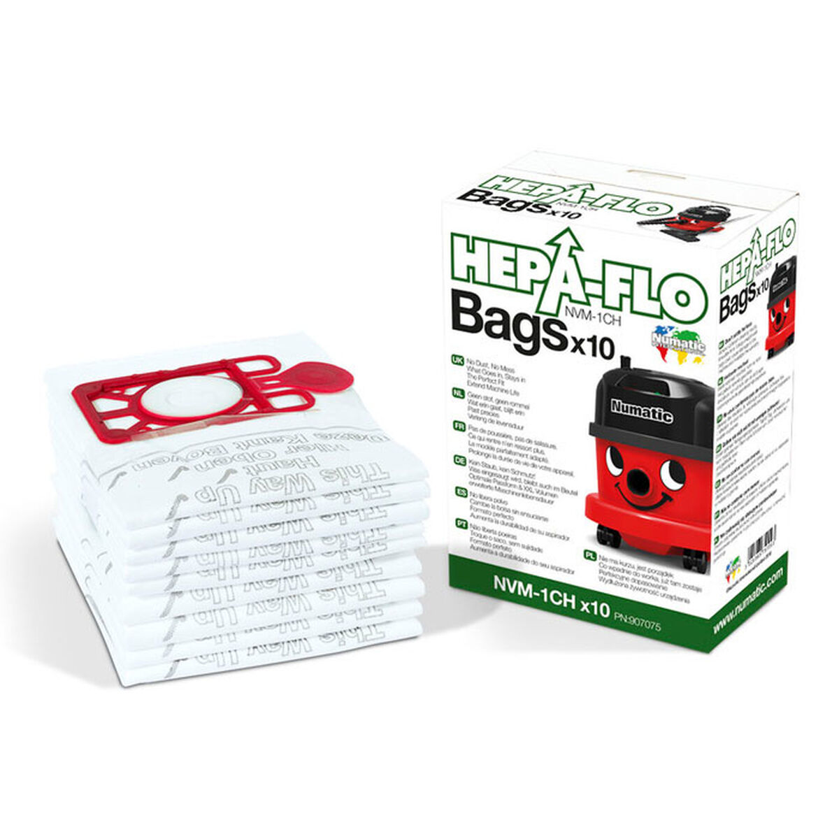 Bolsa Sobresselente para Aspirador HEPA-flo Henry Hetty Harry Numatic NVM-1CH