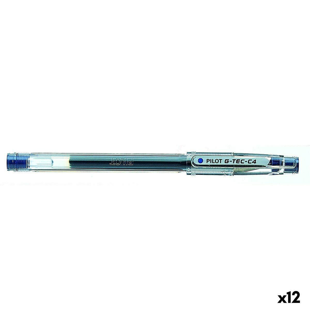 Esferográfica de gel Pilot G-TEC C4 Azul 0,2 mm (12 Unidades)