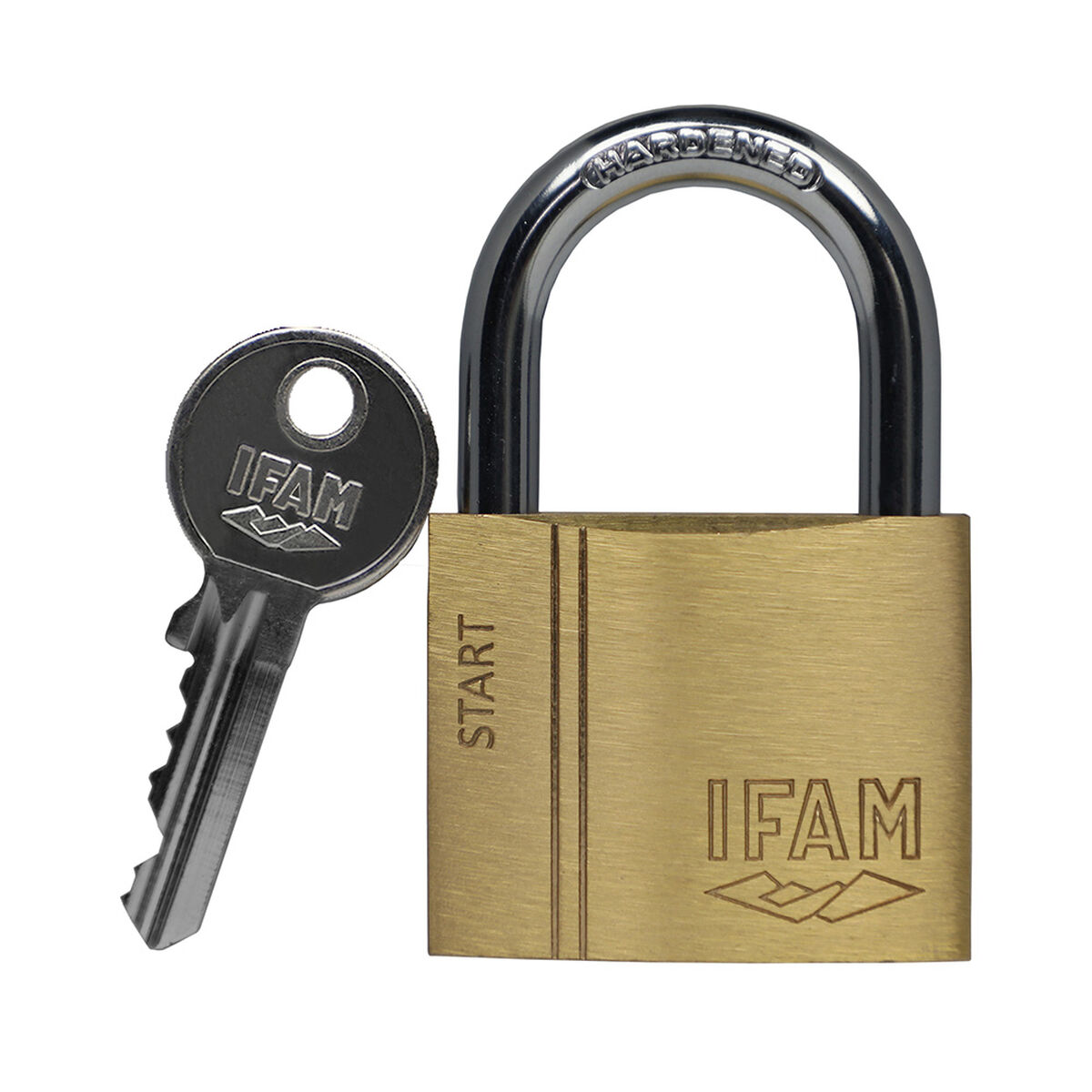 Cadeado com chave IFAM SR40 Latão Aço