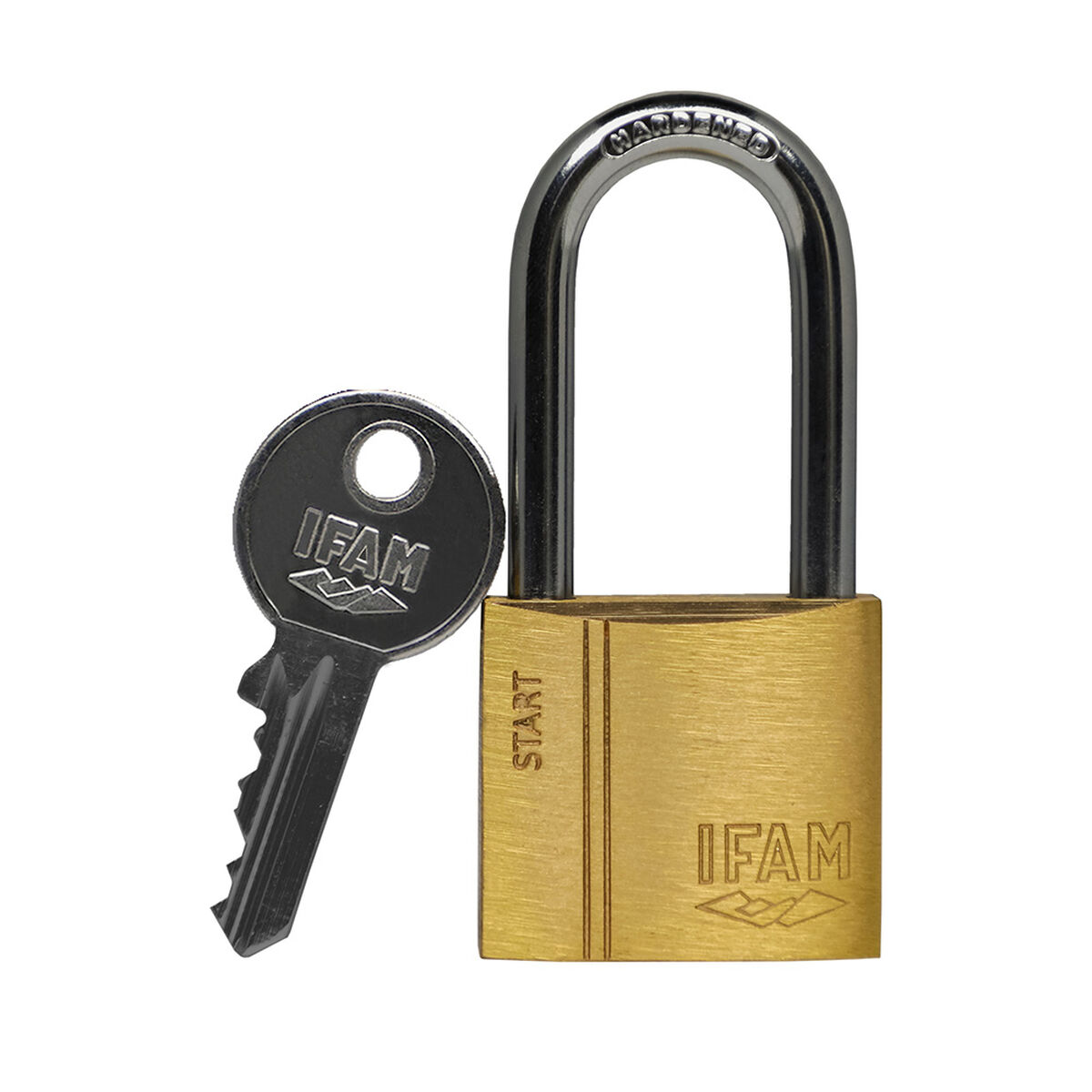 Cadeado com chave IFAM SR30AL 30 mm Latão Aço Comprido 1,24 x 3 x 2,65 cm
