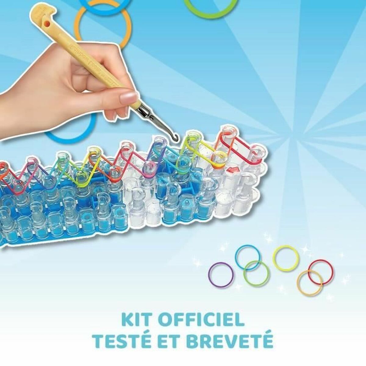 Kit Criação de Pulseiras Bandai Rainbow Moon Plástico