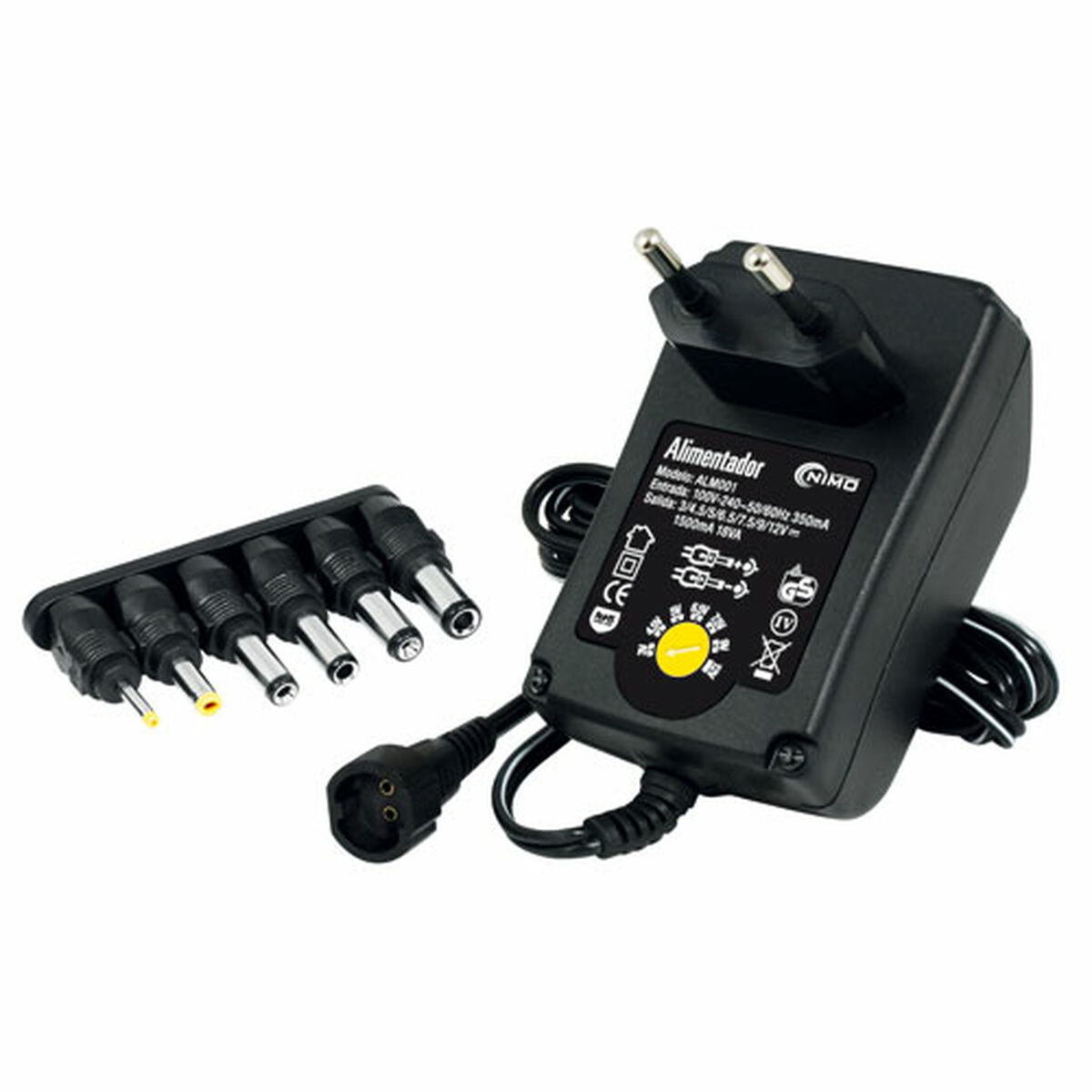Adaptador de Corrente NIMO 18 W 3-12 V