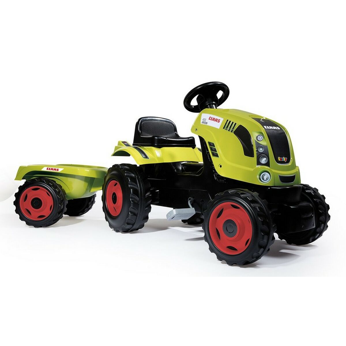 Trator a Pedais Smoby Claas Pedal Ride on Tractor Amarelo