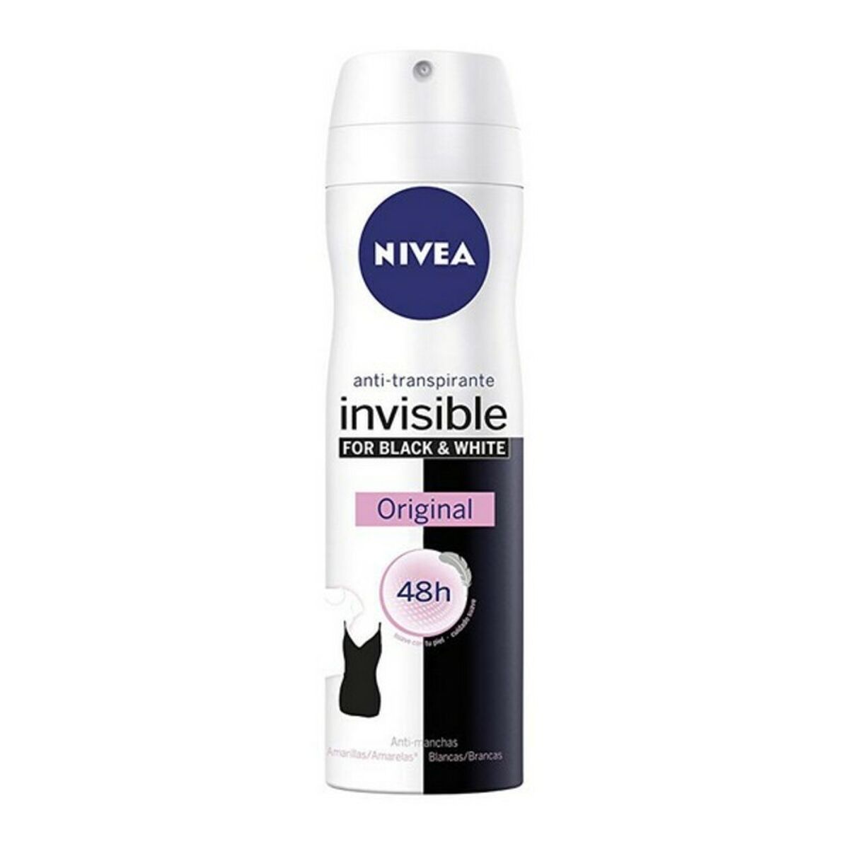 Desodorizante em Spray Nivea Black White Invisible 200 ml