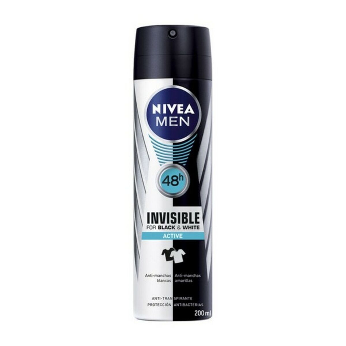 Desodorizante em Spray Nivea Men Black White Active 200 ml