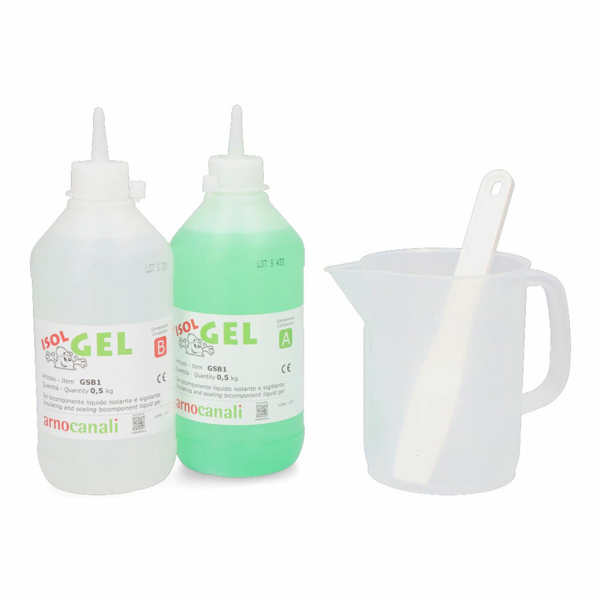 Kit de isolamento e selante bicomponente ArnoCanal Isogel 2 x 500 g