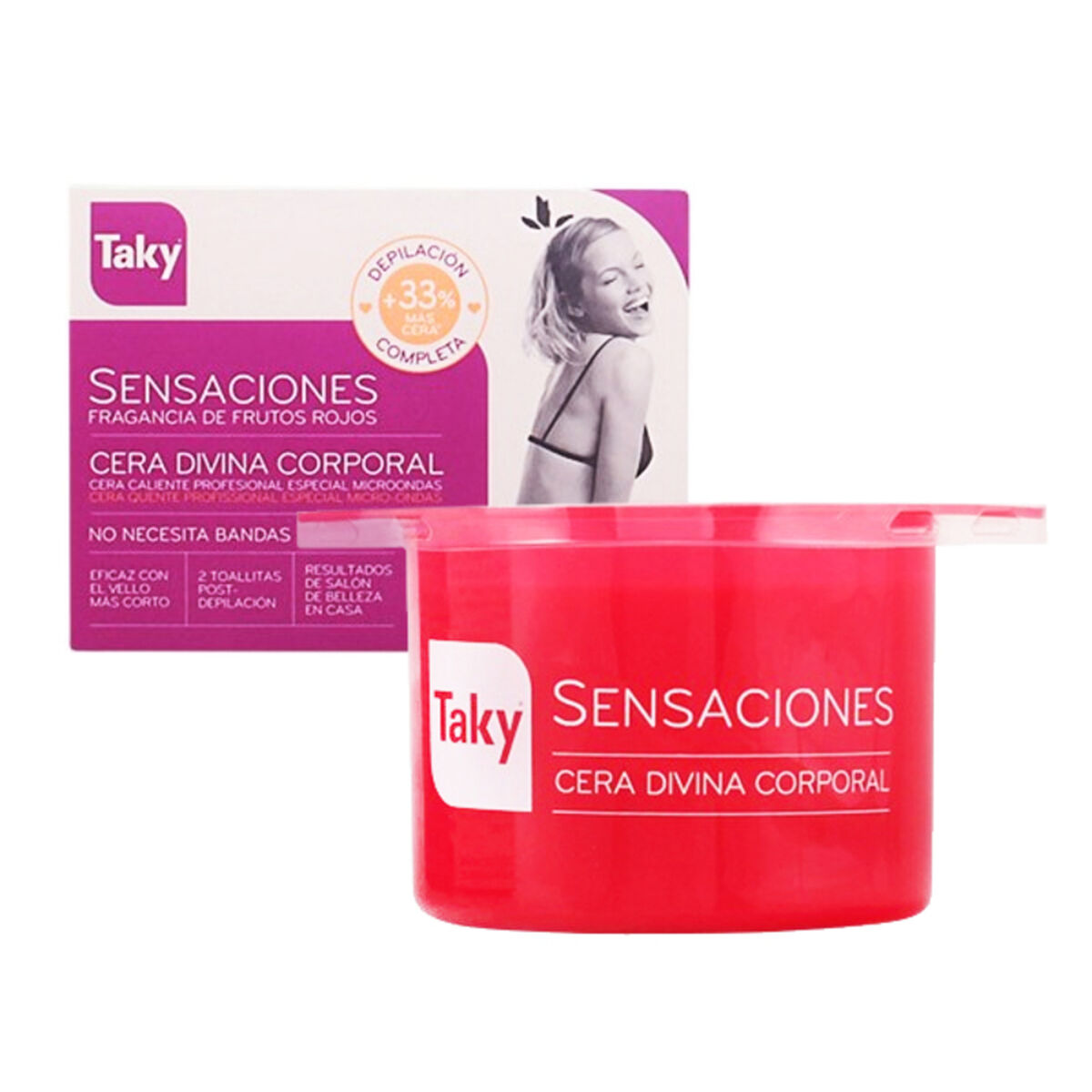 Cera Depilatória Corporal Taky Sensaciones 400 g
