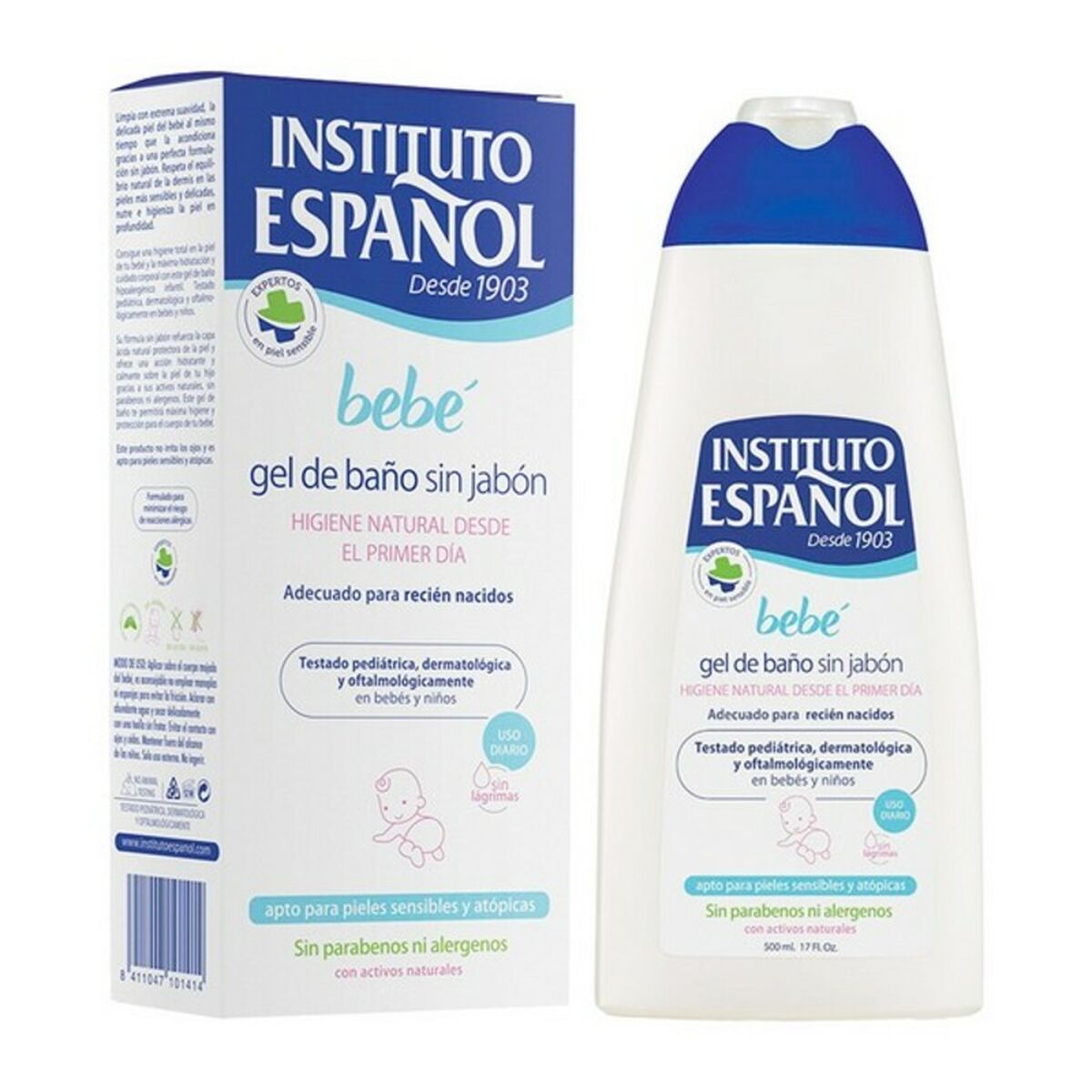 Gel de Duche Sem Sabão Instituto Español Bebe 500 ml