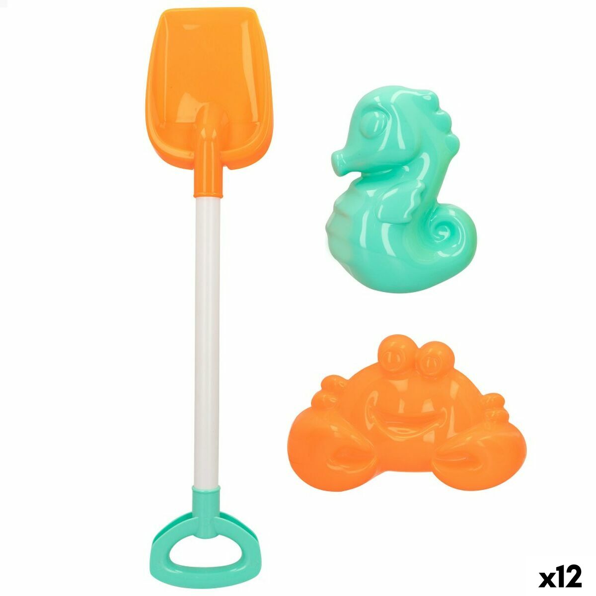 Conjunto de brinquedos de praia Colorbaby 3 Peças 58 cm (12 Unidades)