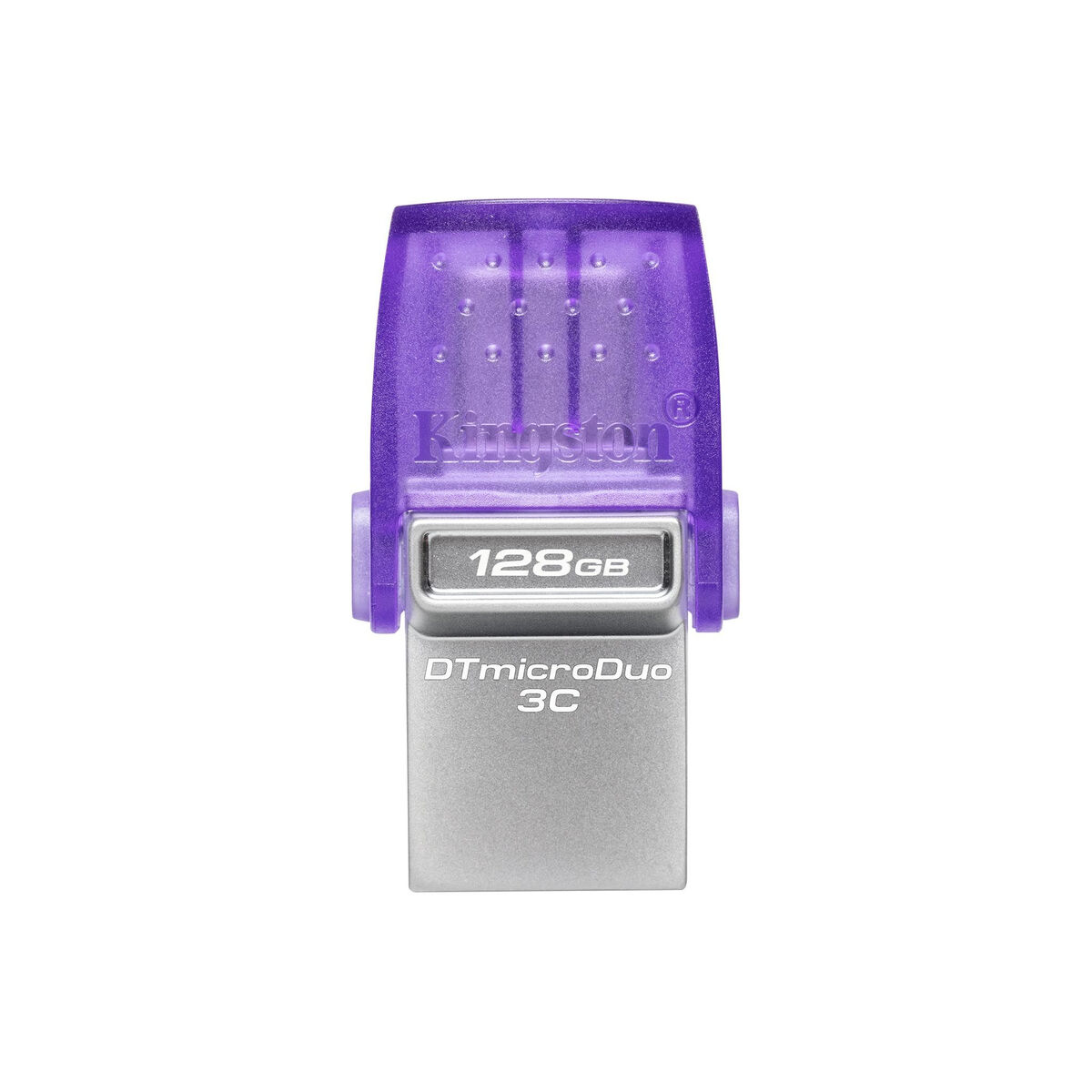 Memória USB Kingston microDuo 3C Preto Roxo 128