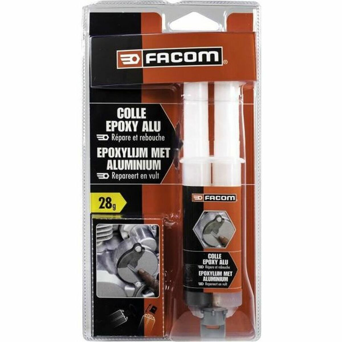 Cola Facom 006090 Epoxi 2 Peças 28 g