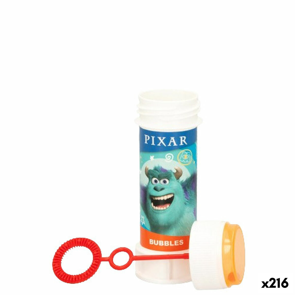 Frasco para bolas de sabão Pixar 60 ml 3,8 x 11,5 x 3,8 cm (216 Unidades)