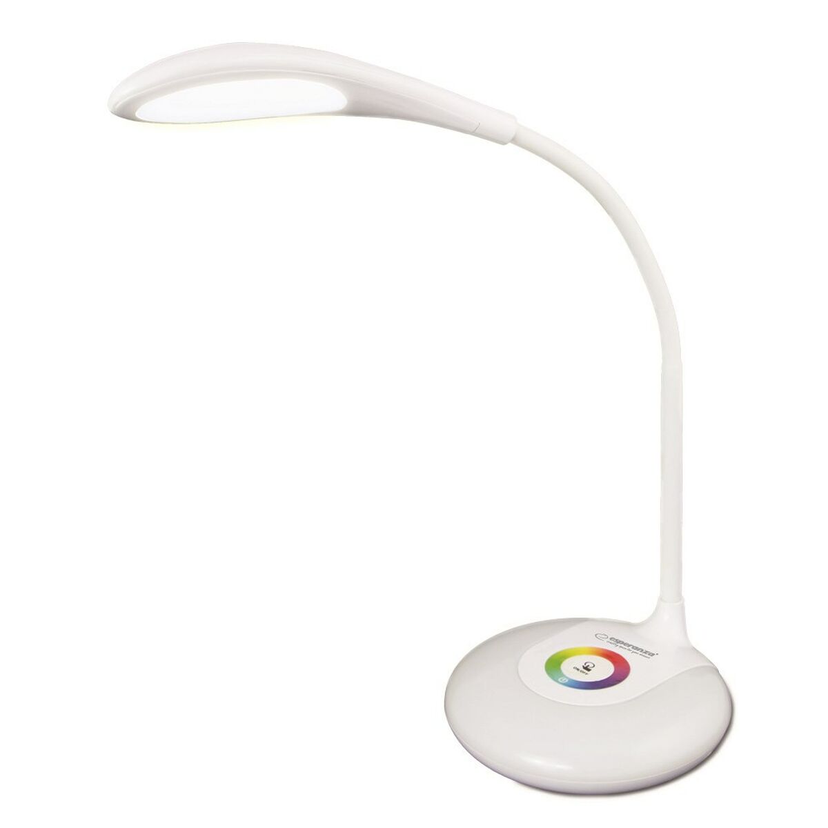 Lâmpada de secretária Esperanza ELD102 Branco 80 Plástico 13 x 21 x 13 cm