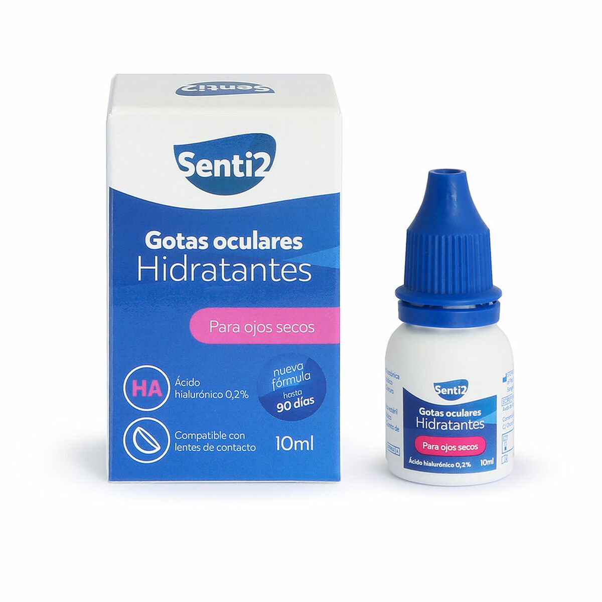 Soro Fisiológico Senti2 Gotas Oculares Ha 10 ml Gotas Hidratante