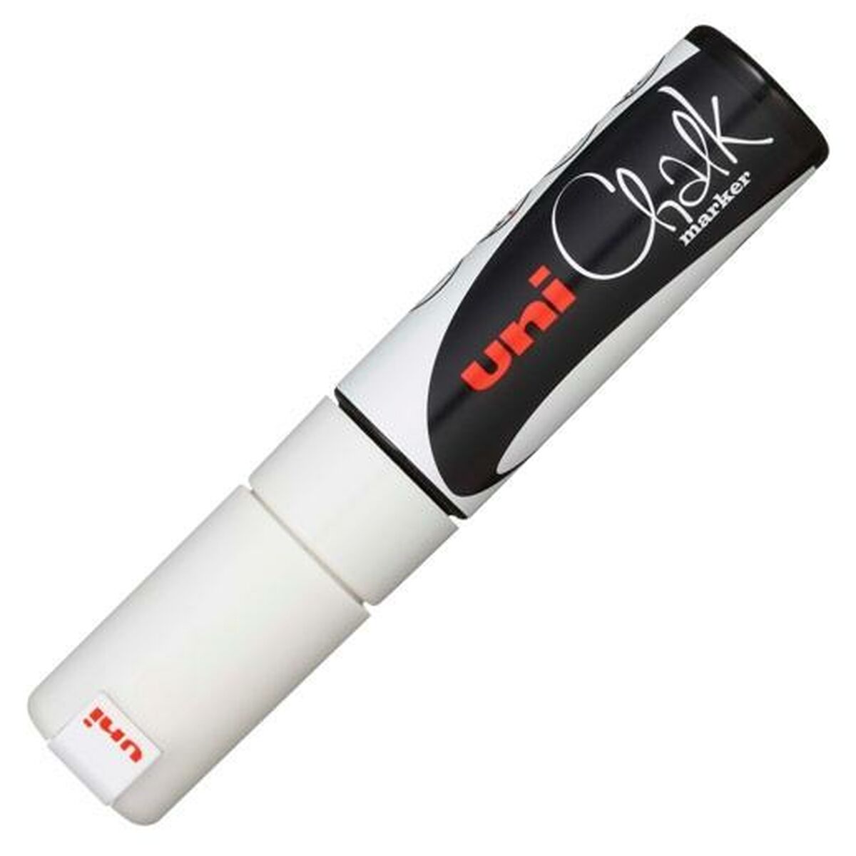Marcadores de giz líquido Uni-Ball CHALK PWE-8K Branco (6 Unidades)