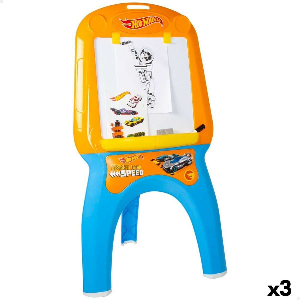 Ardósia branca Hot Wheels 3 Unidades 57,5 x 105 x 43 cm
