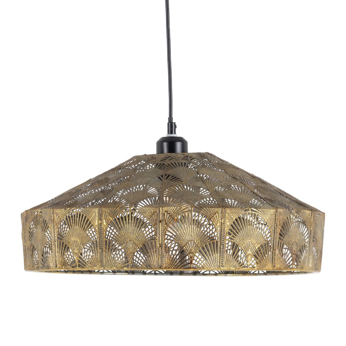 Candeeiro de teto Dourado Prateado Ferro 220-240 V 41,5 x 41,5 x 21 cm