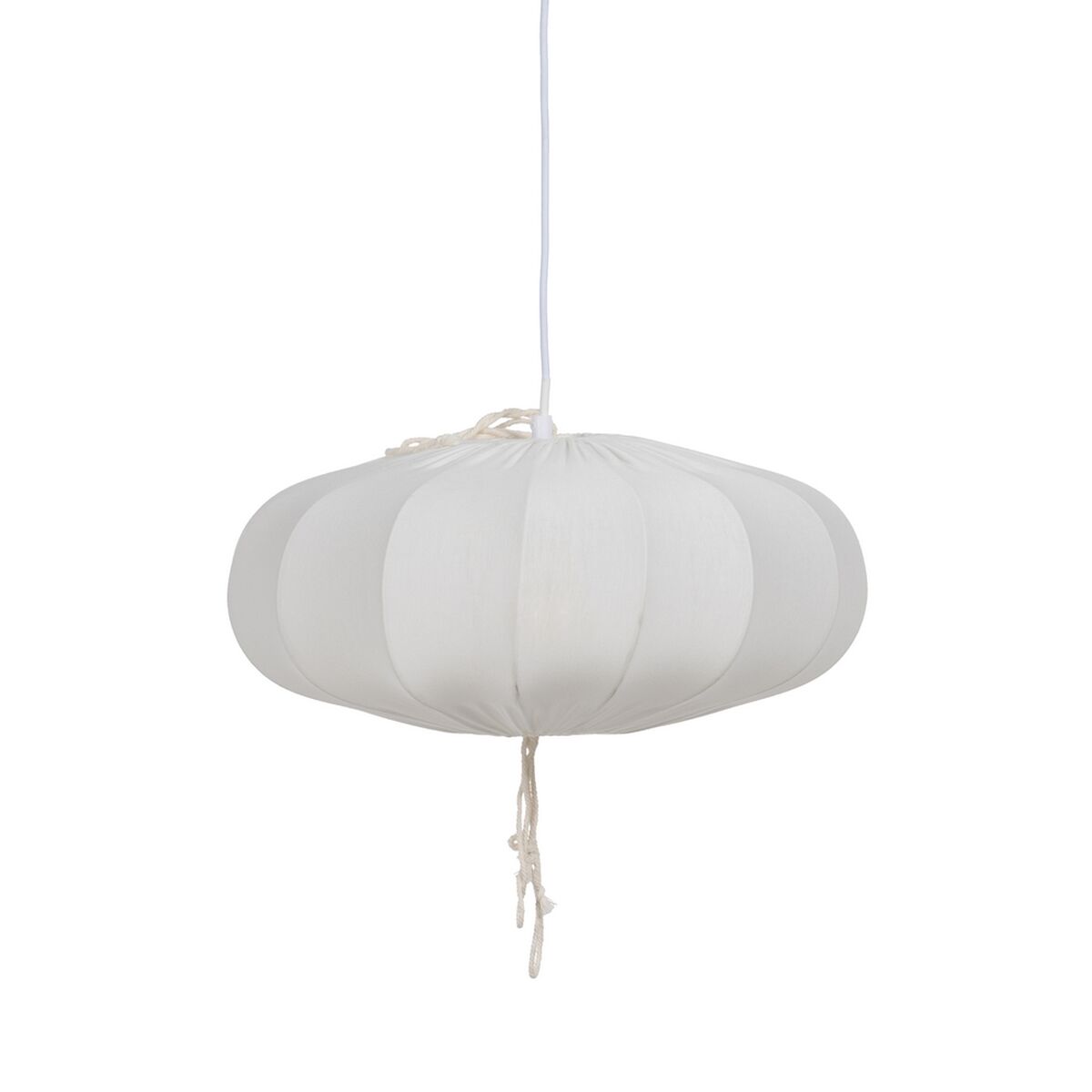Candeeiro de teto Branco Algodão 220-240 V 39,5 x 39,5 x 18 cm