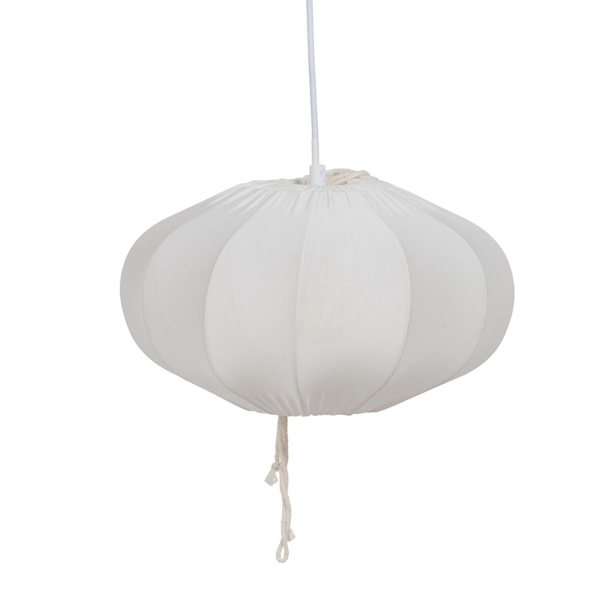 Candeeiro de teto Branco Algodão 220-240 V 30 x 30 x 17,5 cm