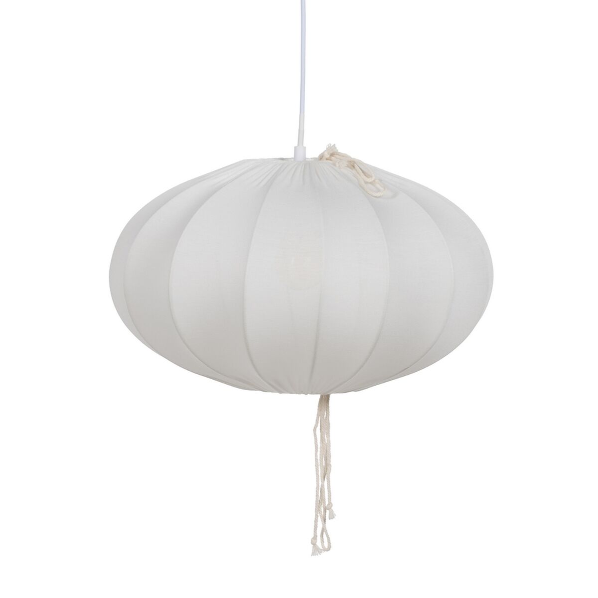 Candeeiro de teto Branco Algodão 220-240 V 40 x 40 x 23,5 cm