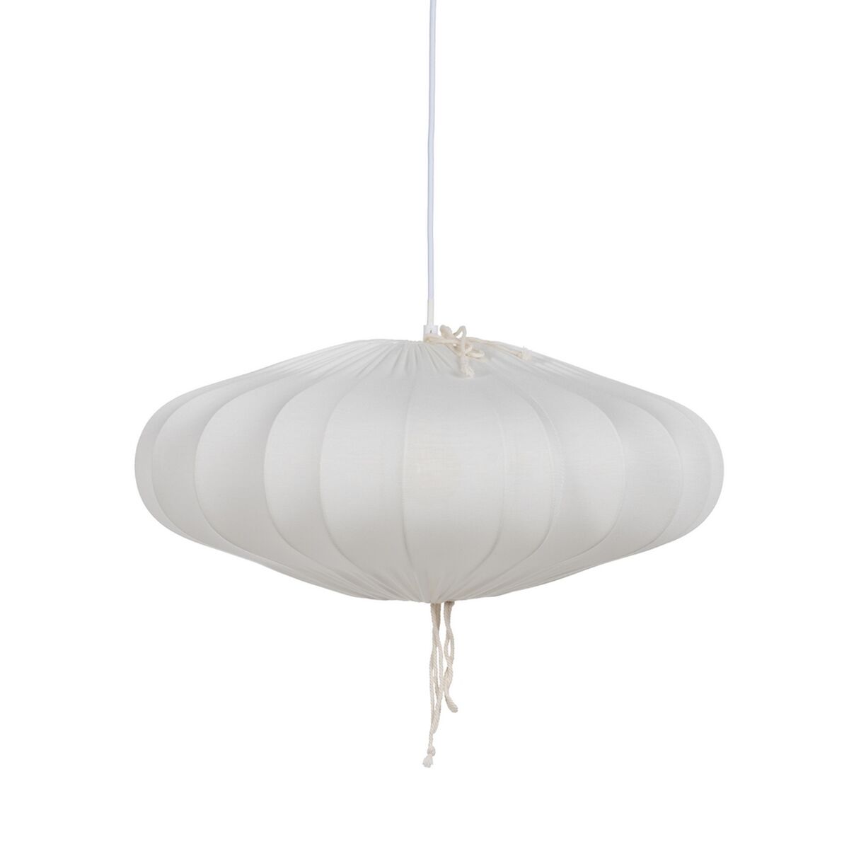 Candeeiro de teto Branco Algodão 220-240 V 49,5 x 49,5 x 20 cm