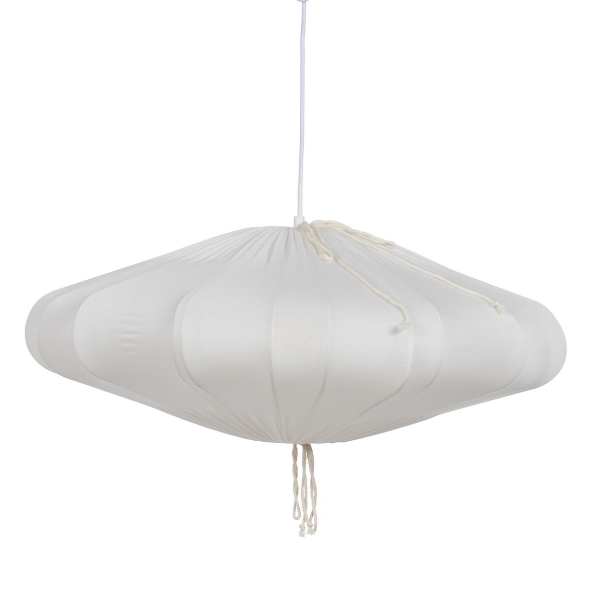 Candeeiro de teto Branco Algodão 220-240 V 59,5 x 59,5 x 23 cm