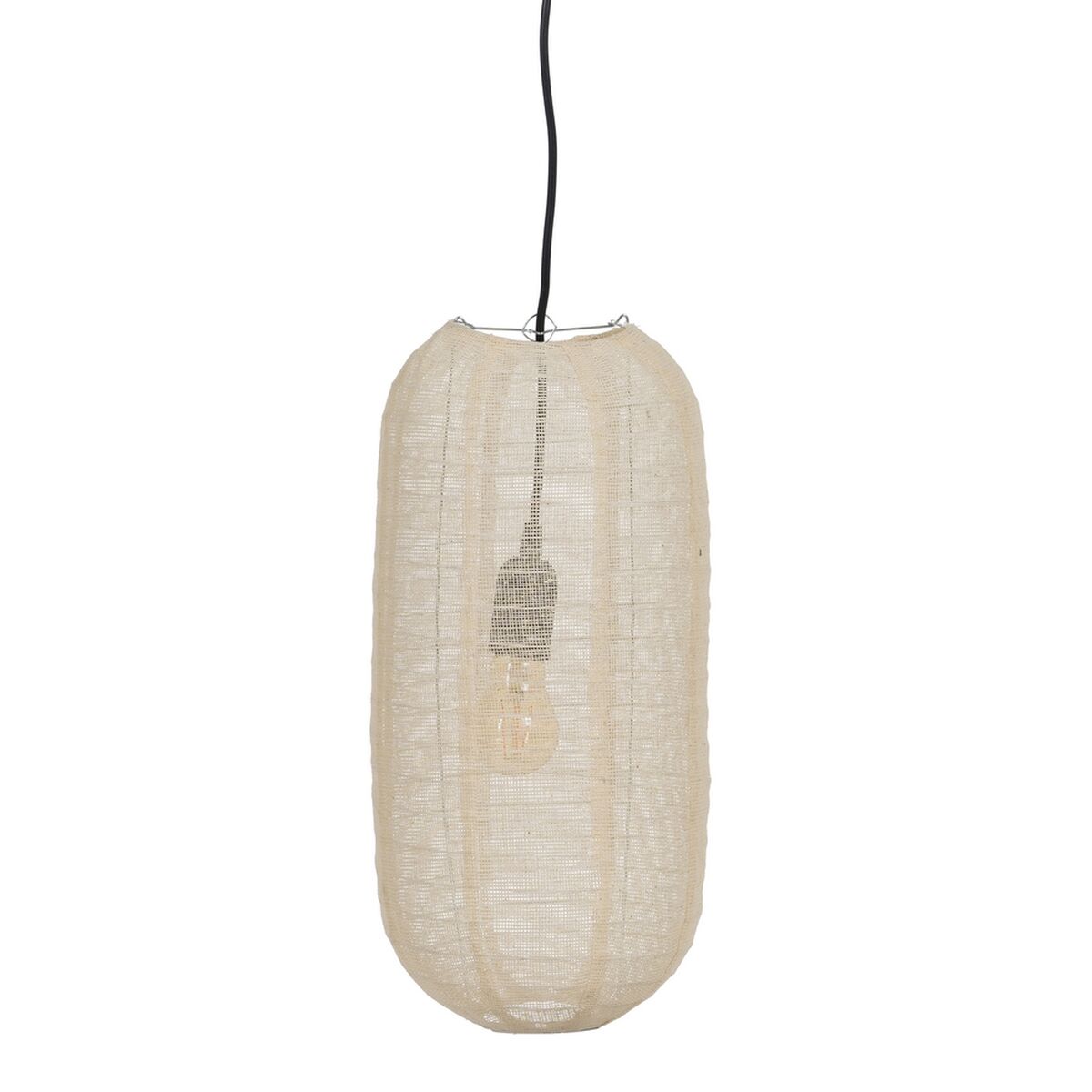 Candeeiro de teto Bege Ferro 220-240 V 20 x 20 x 42,5 cm