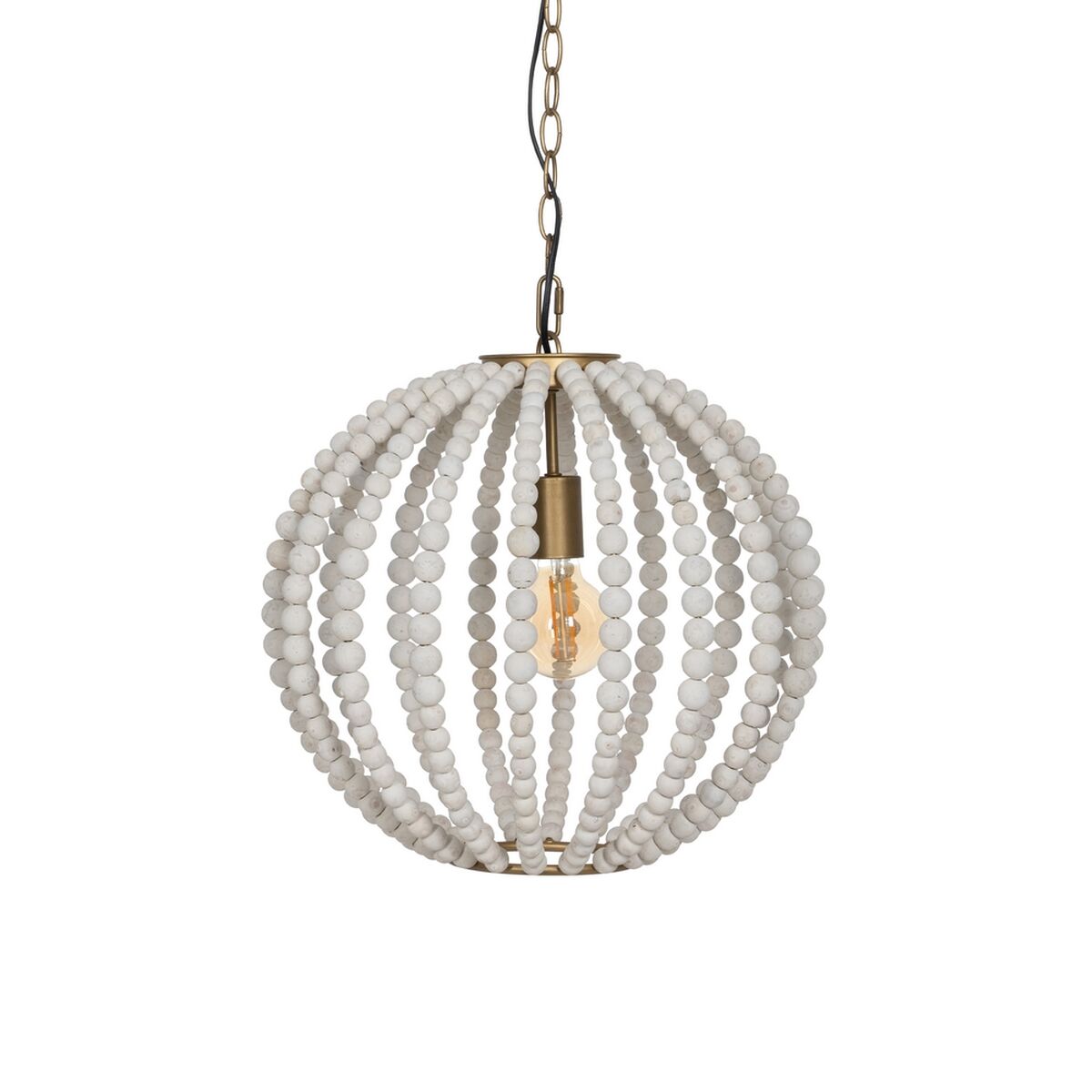 Candeeiro de teto Branco Metal 220-240 V 42,5 x 42,5 x 51 cm
