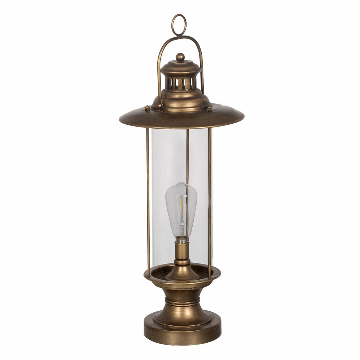 Lâmpada de mesa Dourado Cristal Ferro 40 W 27 x 27 x 58 cm