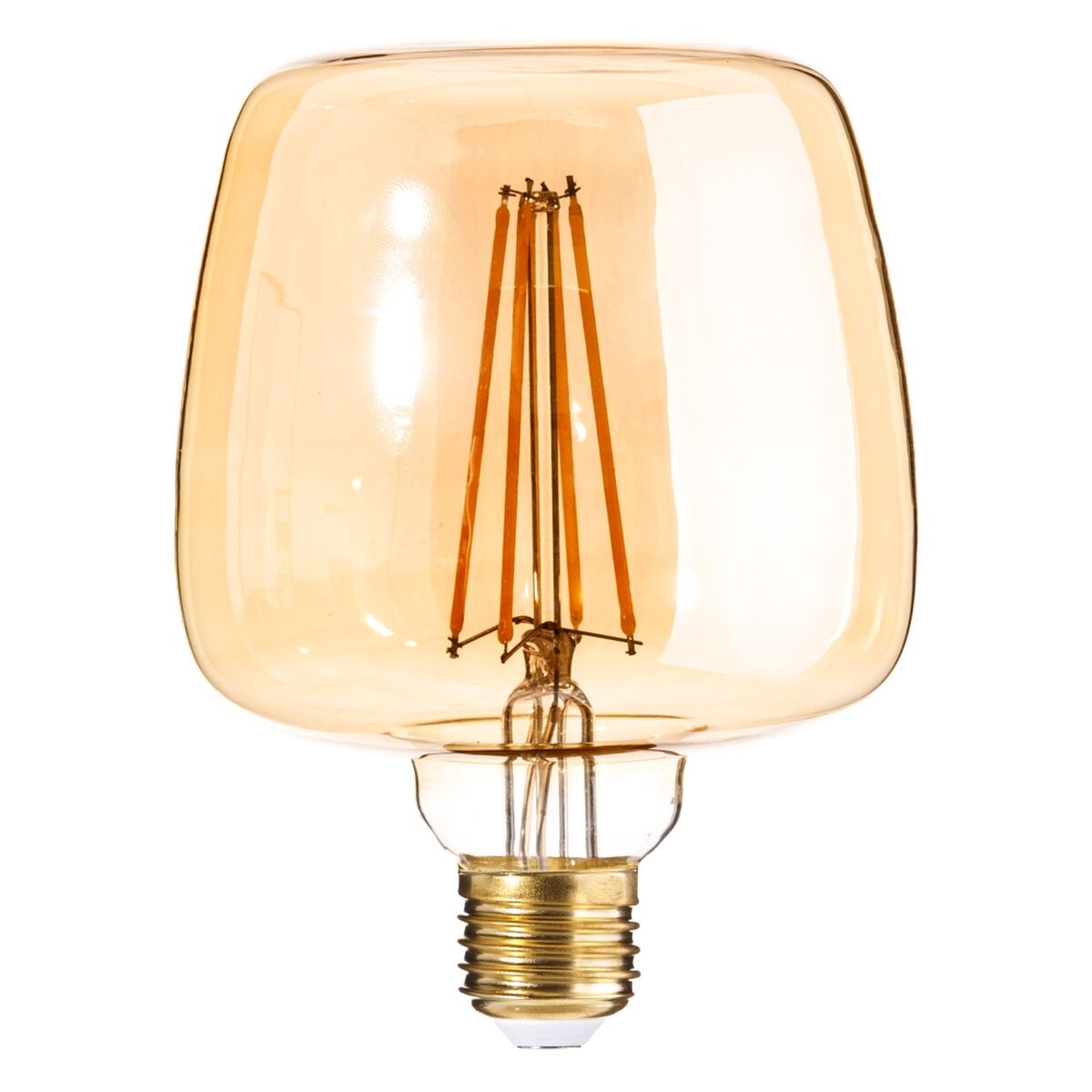 Lâmpada LED Dourado E27 6W 11 x 11 x 15 cm