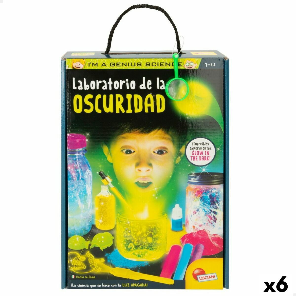 Jogo de Ciência Lisciani Giochi Laboratorio de la oscuridad ES (6 Unidades)