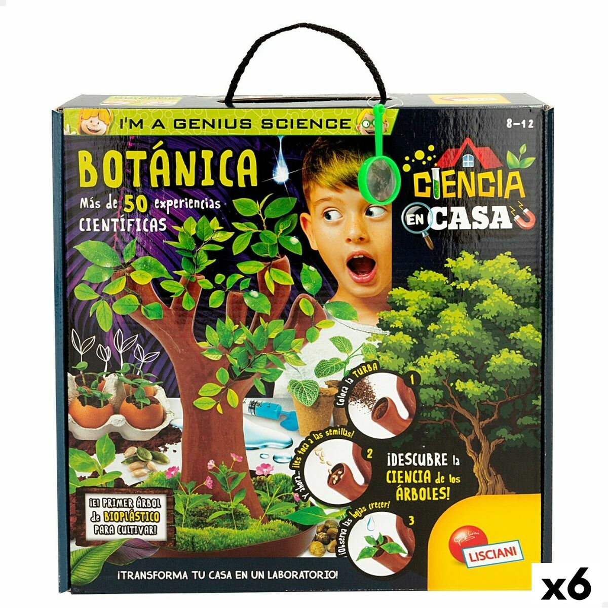 Jogo de Ciência Lisciani Giochi Botánica ES (6 Unidades)