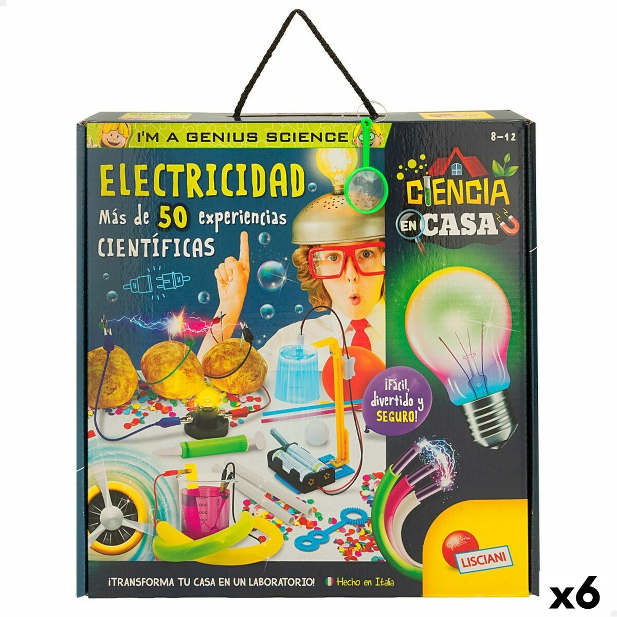 Jogo de Ciência Lisciani Giochi Electricidad ES (6 Unidades)