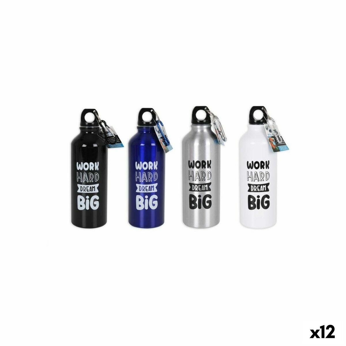 Garrafa Térmica Bewinner Alumínio 500 ml 6,5 x 21 cm (12 Unidades)