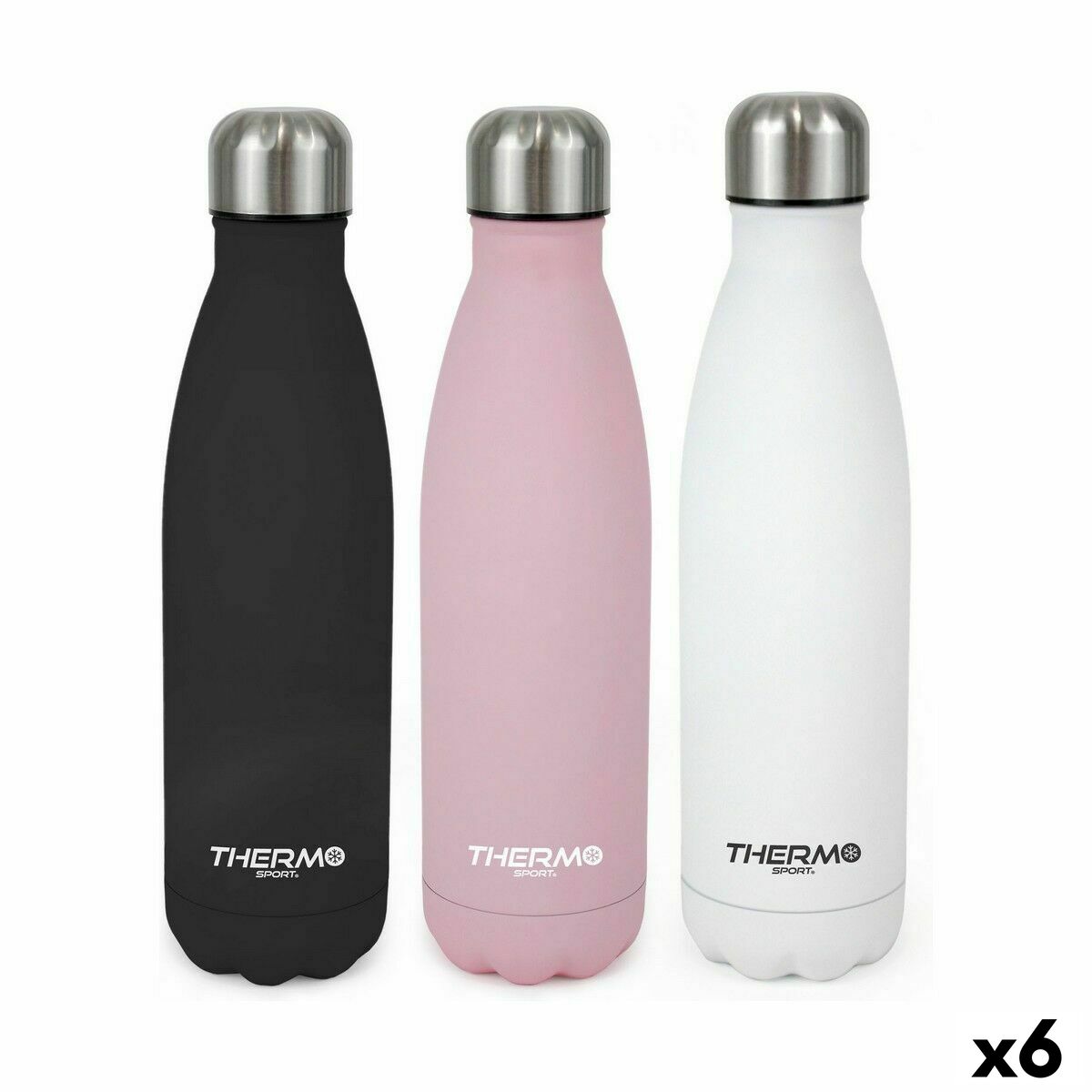 Garrafa Térmica ThermoSport Soft Touch 1 L (6 Unidades)