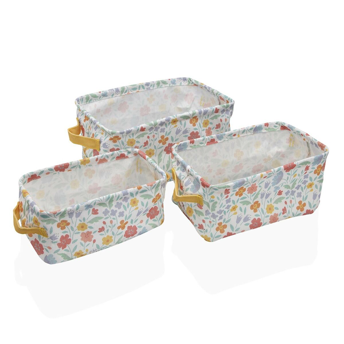 Conjunto de Cestas Versa Flandes 18 x 14 x 28 cm 28 x 18 x 14 cm