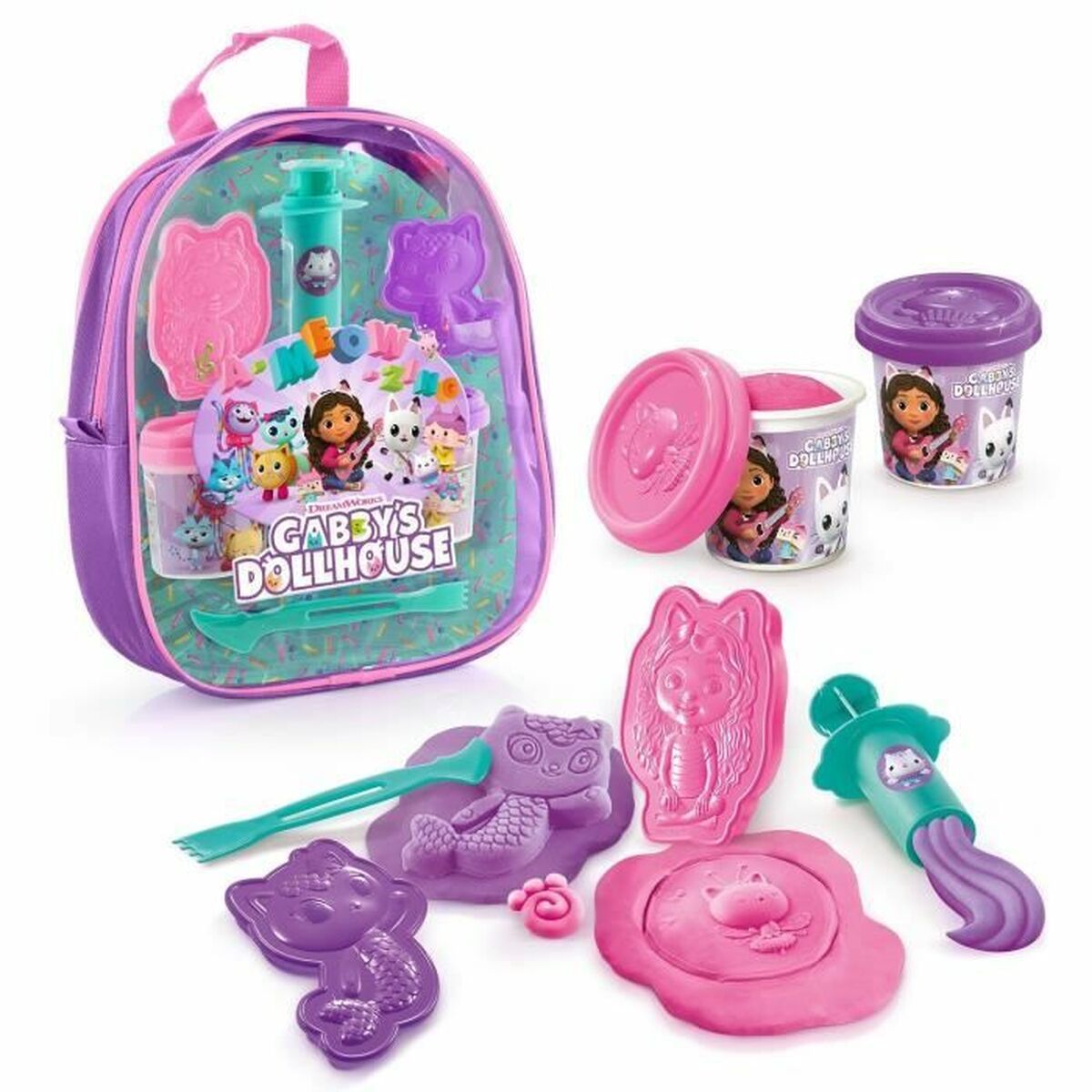 Jogo de Plasticina Canal Toys Gabby´s Dollhouse Cor de Rosa