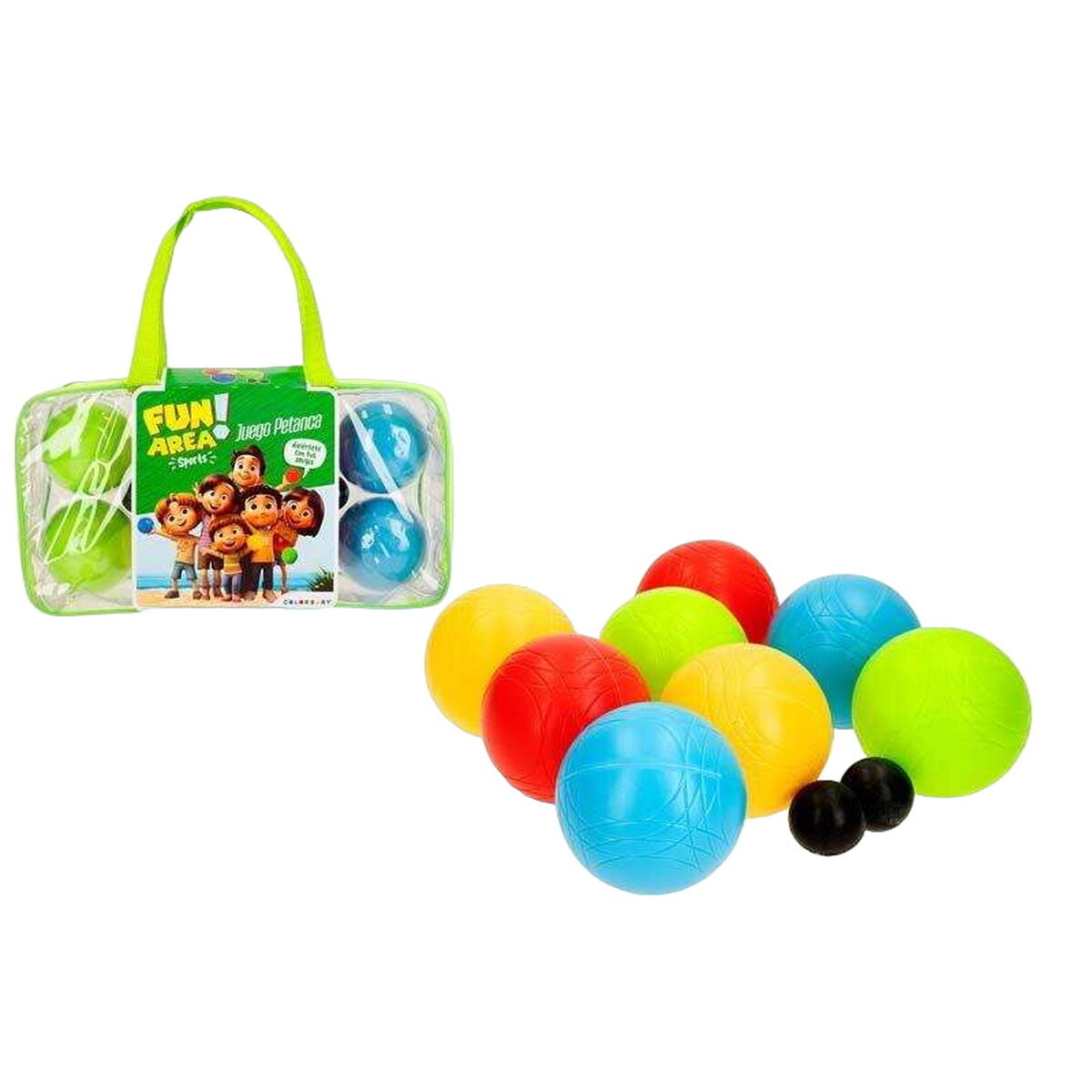 Jogo da Petanca Colorbaby Fun Area! 10 Peças 31 x 8 x 16,5 cm