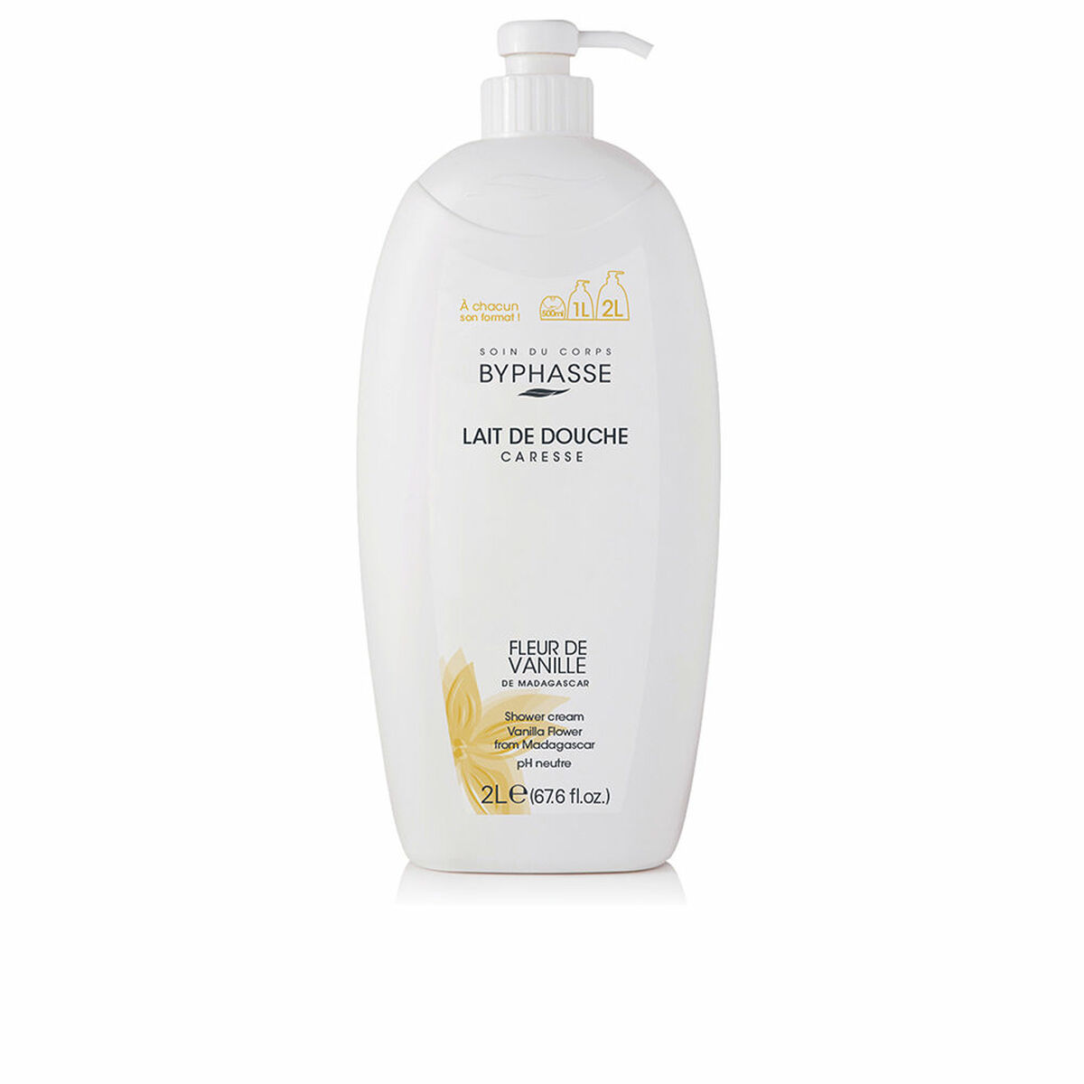 Creme de Duche Byphasse Fleur de Vanille 2 L