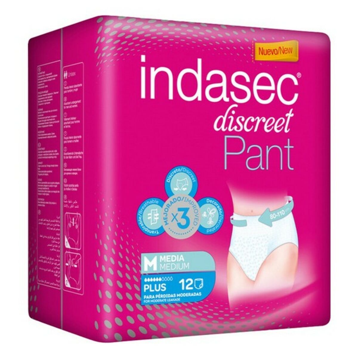 Fraldas para Incontinência Indasec Pant Plus