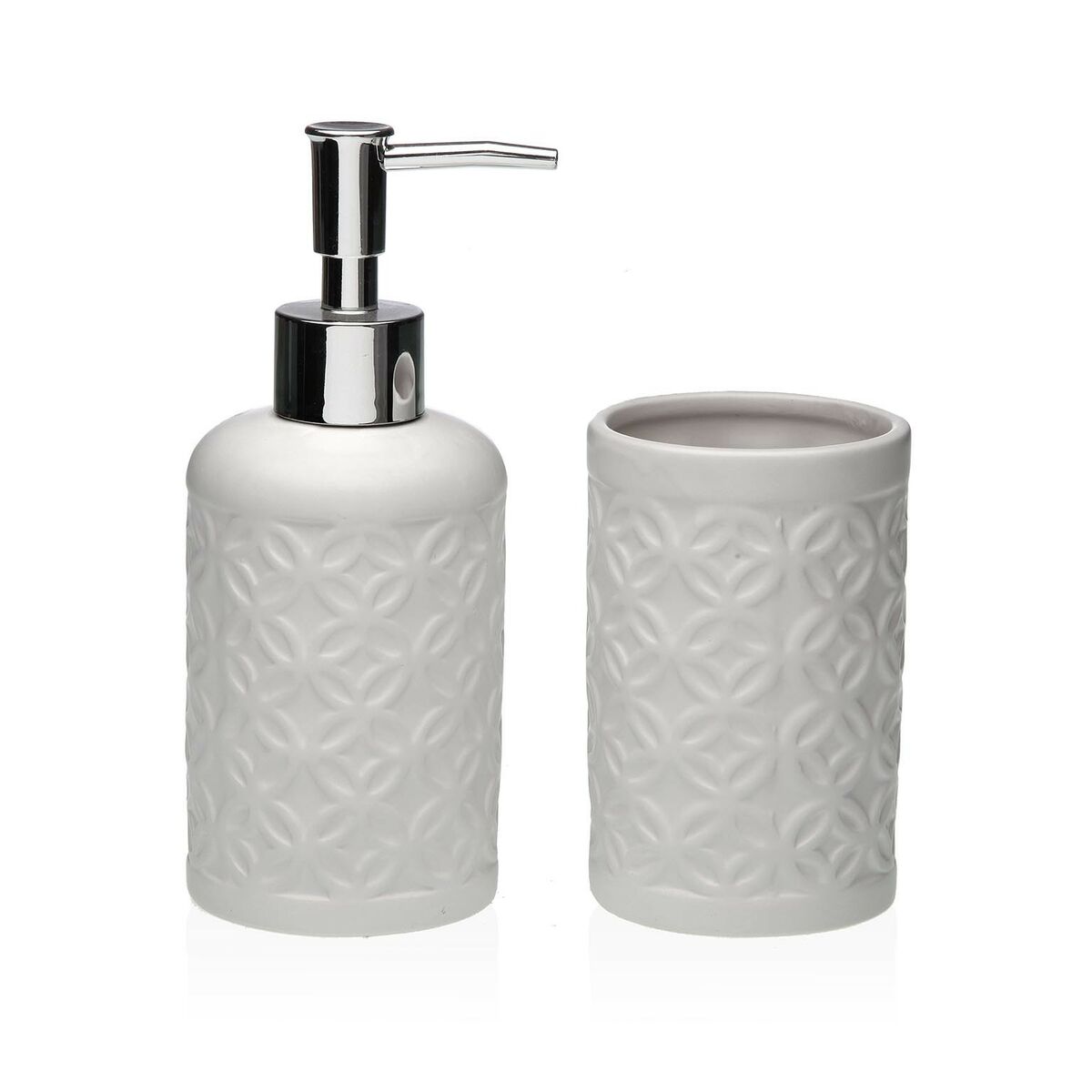 Conjunto de Banho Versa Branco Dolomite 6,8 x 17 x 6,8 cm