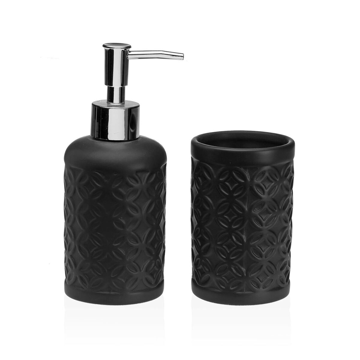 Conjunto de Banho Versa Preto Dolomite 6,8 x 17 x 6,8 cm